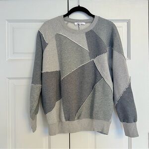 FRAME Patchwork Sweatshirt (sz S)